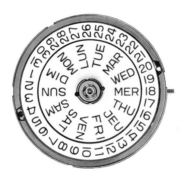 Mouv. ETA 2846  11 1/2´´´ SC DD AUT (mecan)