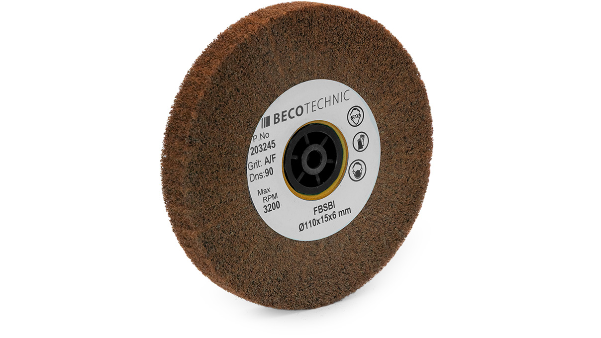 Satiflex disque abrasif  fin Ø 110 x 15 x 6 mm, aluminum oxide