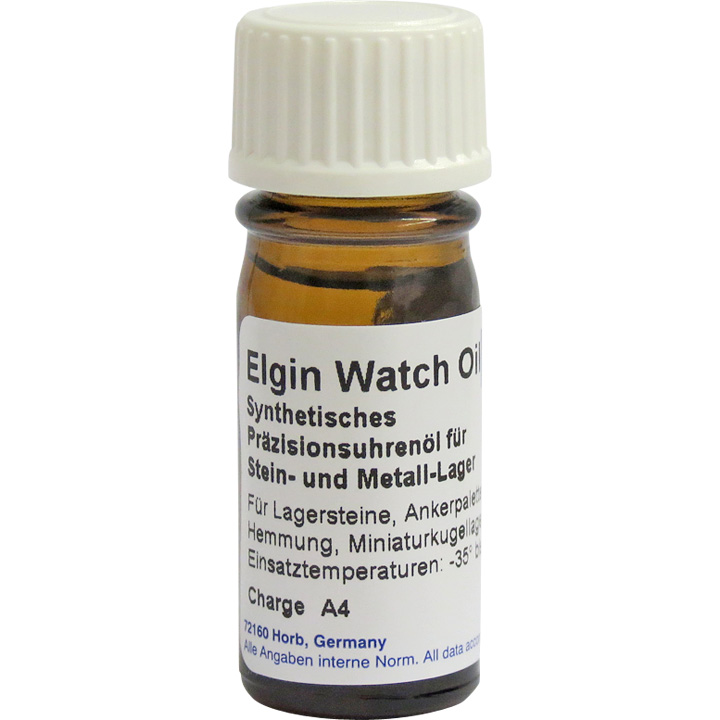 Etsyntha Elgin Watch Oil, huile pour des montres, 5 ml
