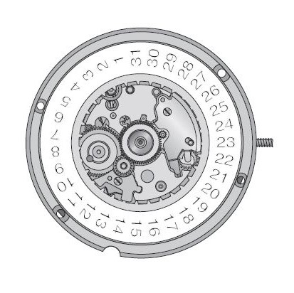 Mvt. ETA 2004-1 H1 SC 3H