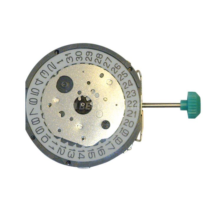 Mvt. Miyota FS21 10 1/2''' DATE4.5, Suspendu, SC CHR 24H SS MIN Quarz (377 | SR626SW) - Parallel Push