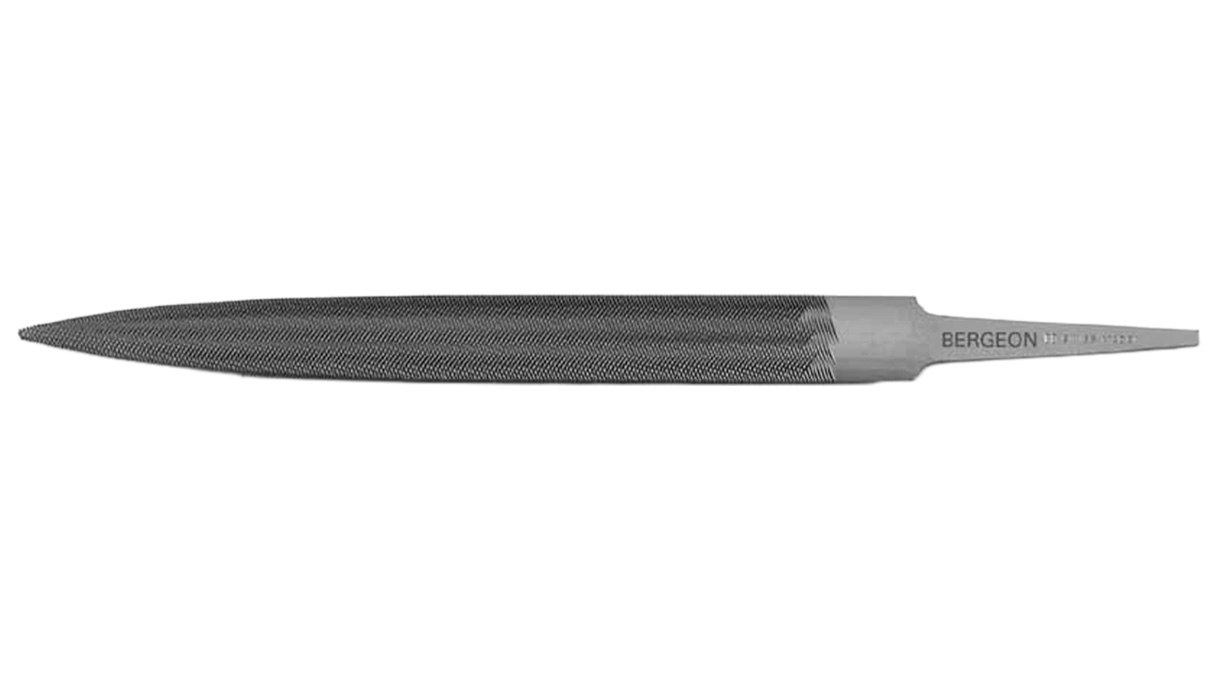 Bergeon 500-1960 lime de précision, feuille de sauge, 200 mm, taille 0
