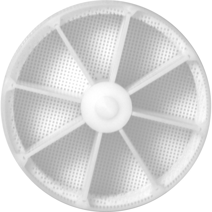 Panier en plastique, hauteur 32 mm (hauteur intérieure 30,5 mm), Ø 80 mm, avec 8 cloisons, N° 15908 pour ACS900