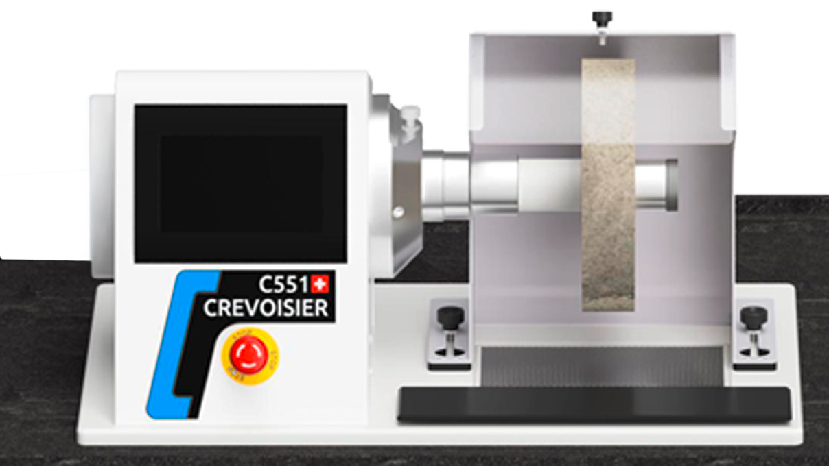 Crevoisier C551 (M12) avec établi SLINE2 Confort, aspiration incluse, plateau couleur ardoise avec
encadrement, bloc d'alimentation en bas (400 V)