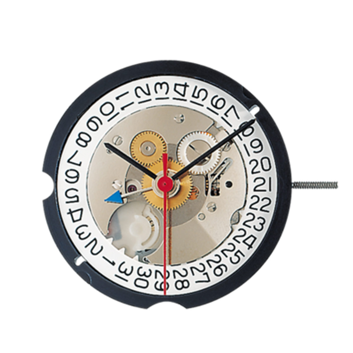 Mvt. Ronda 505.24H H2 10 1/2''' DATE3 SC, DUAL TIME 24H (by hand) Quartz (371 | SR920SW) - Powertech