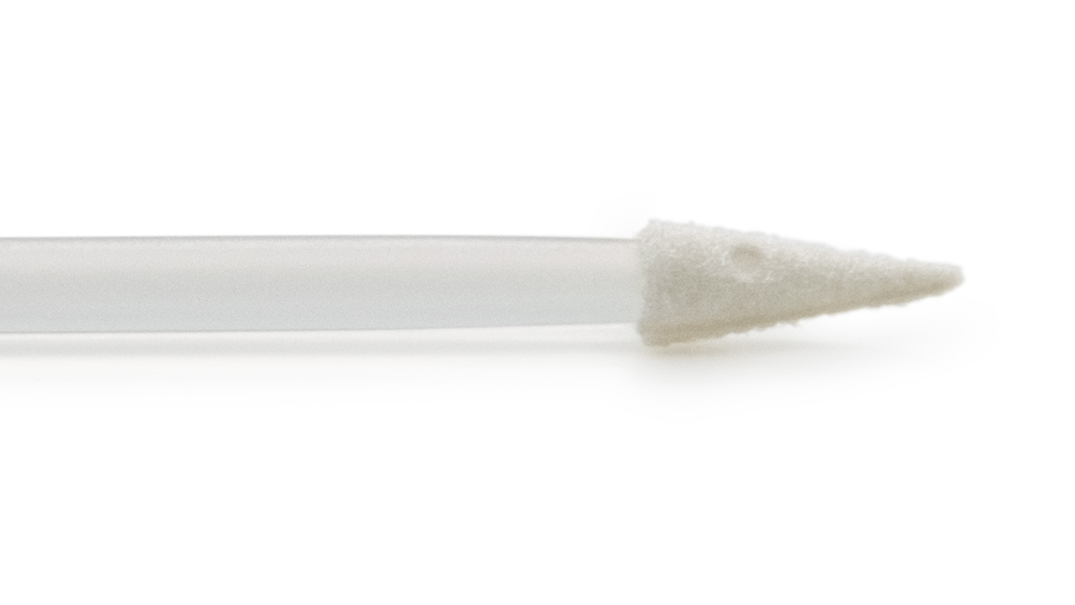 500 Bâtonnets de nettoyage, mini compressed CleanFoam ESD Swab, ø 3,5 mm, longueur 88,5 mmm, mousse polyuréthane ppi100