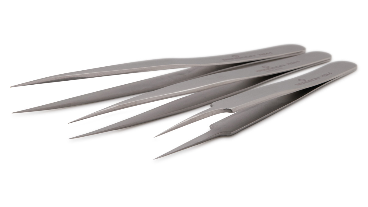 Bergeon 7024-P03 Set de 3 brucelles