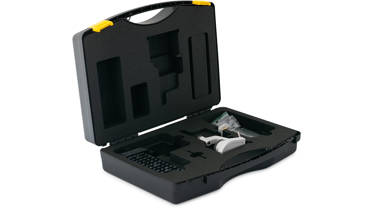 Bergeon 15285-B potence à river avec 50 rivoirs, en mallette