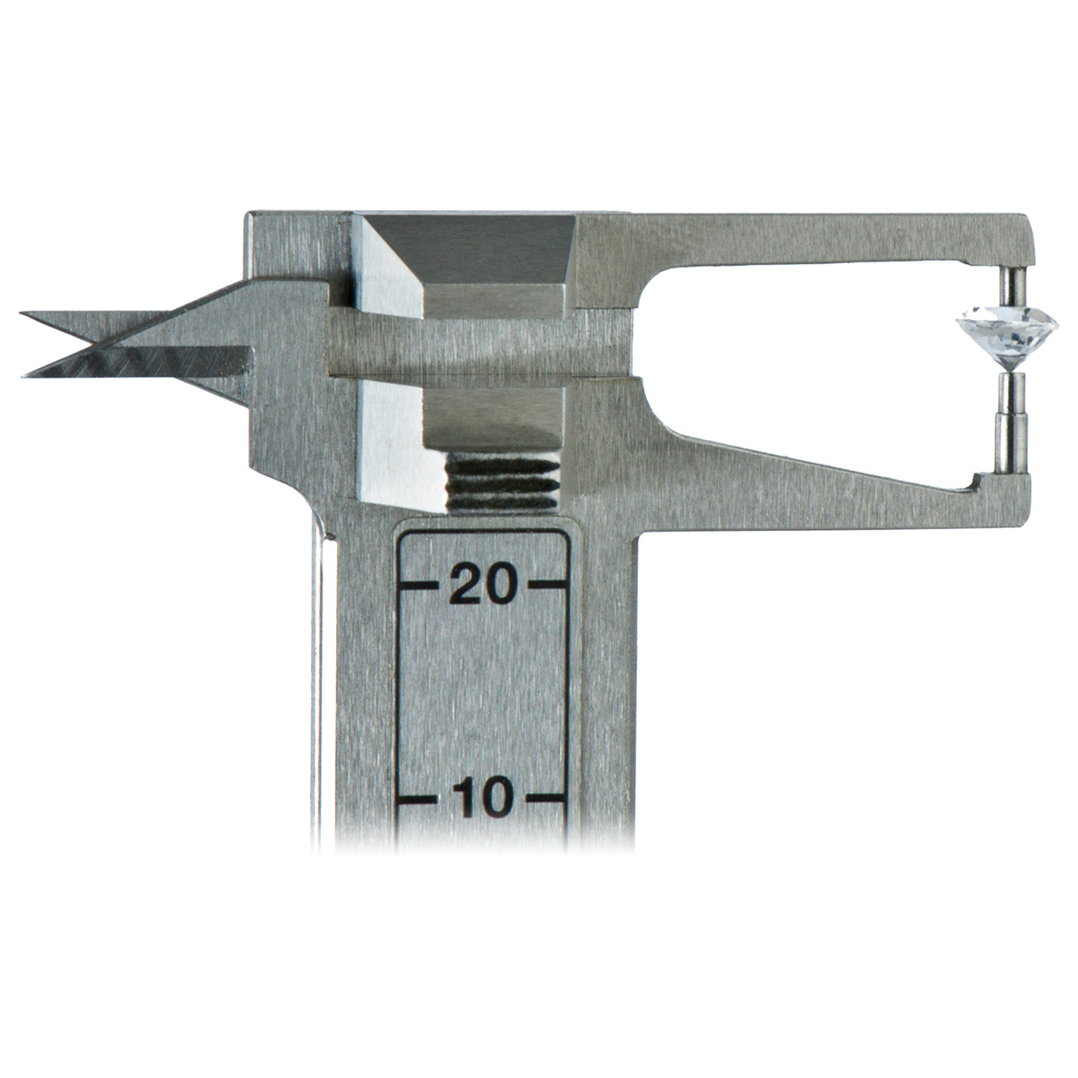 PDG Presidium Dial Gauge Calibre de pierres avec tableau (affichage analogue)