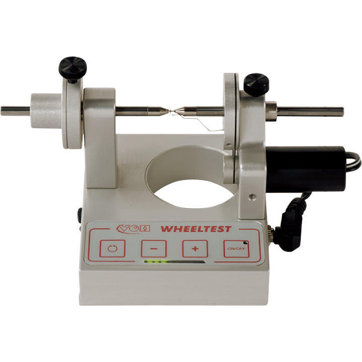VOH Wheeltest 2 pour le contrôle de la circularité des pièces de rechange (vitesse de rotation moyenne)