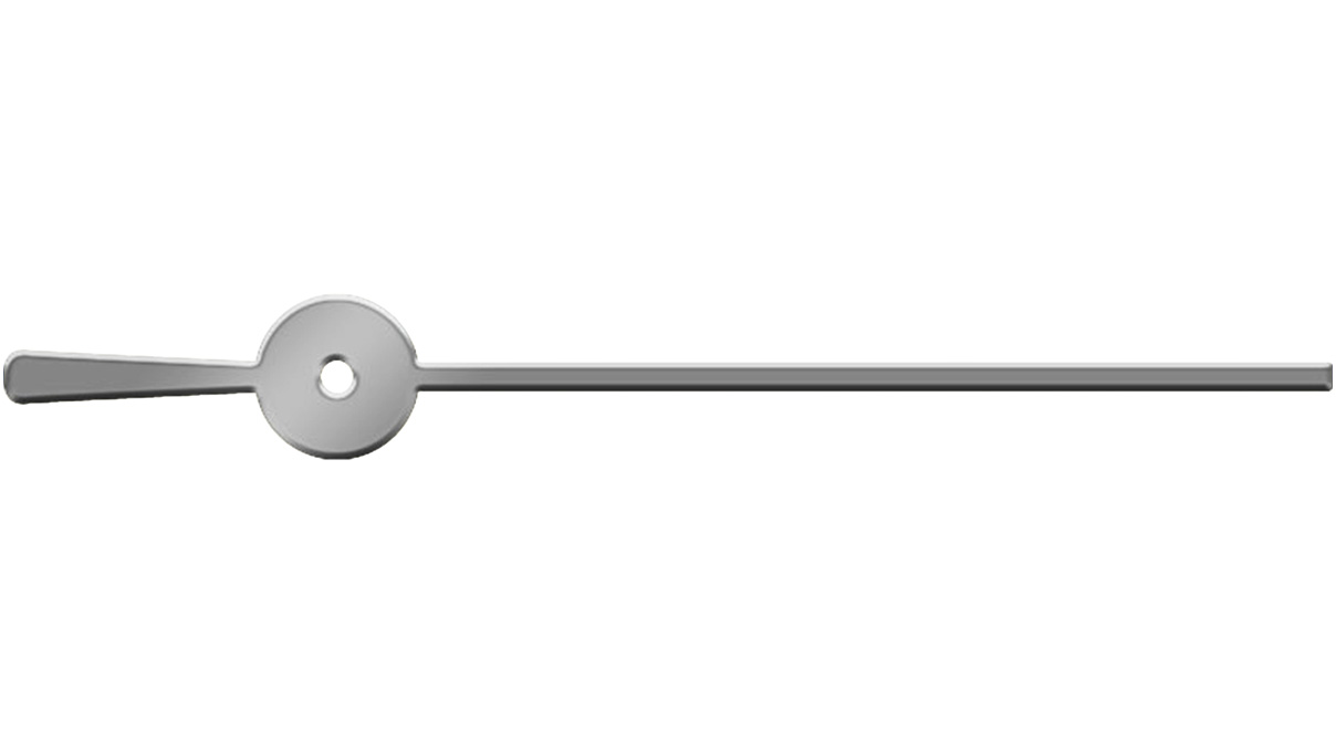 Aiguille centrale des secondes (SC), Couleur nickel, Ø 0,18 mm, 8 mm