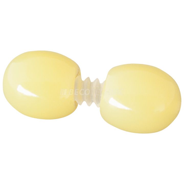 Fermoirs en ambre imitat jaune