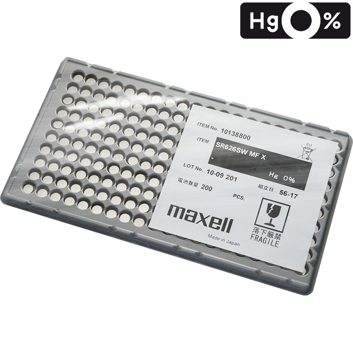 Maxell pile SR 521 SW emballage en gros 0% mercure