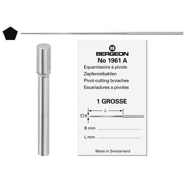 Équarrissoir Conique 5 Pans Avec Manche Plastique - ø Max 0,10mm - Kd89 - Neuf