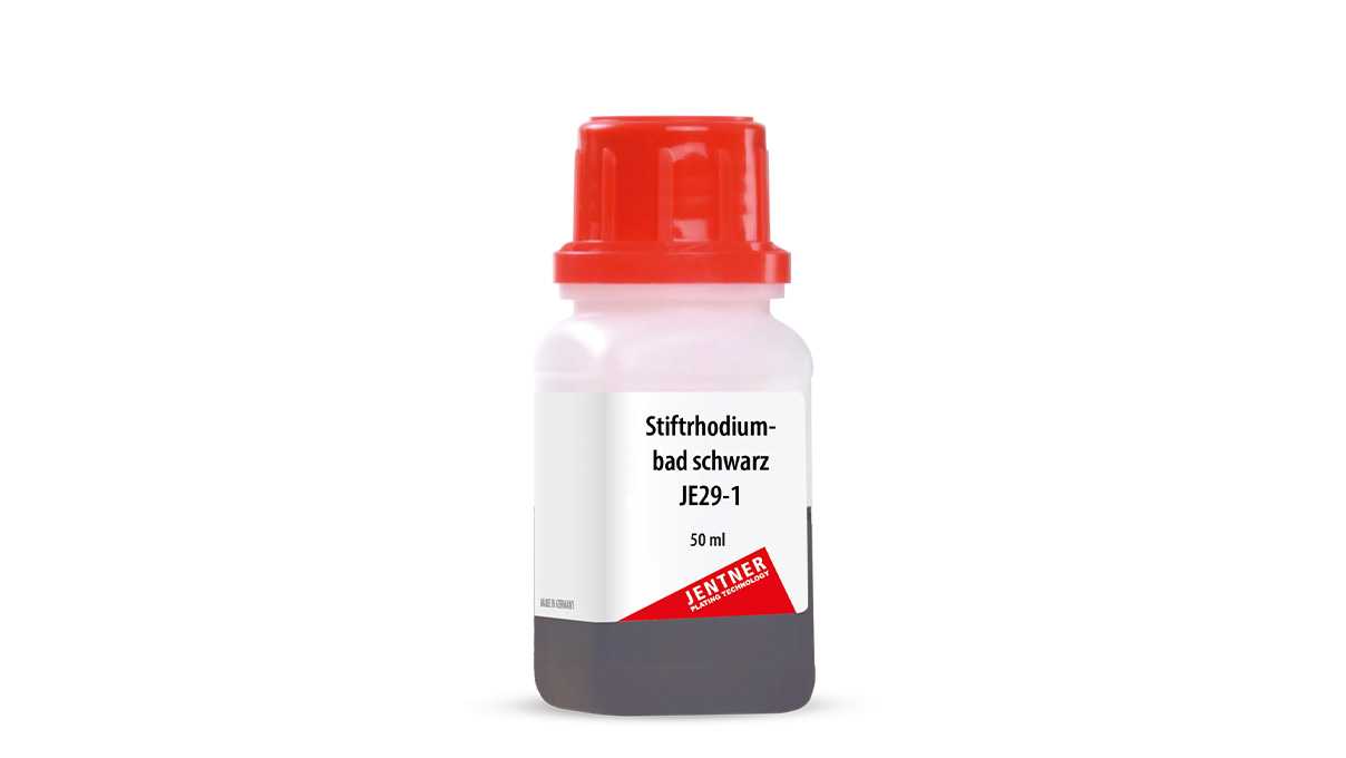 Jentner electrolyte de rhodium noir JE29-1 pour stylet, 1 g Rh/50 ml, prêt à l'emploi, 50 ml
