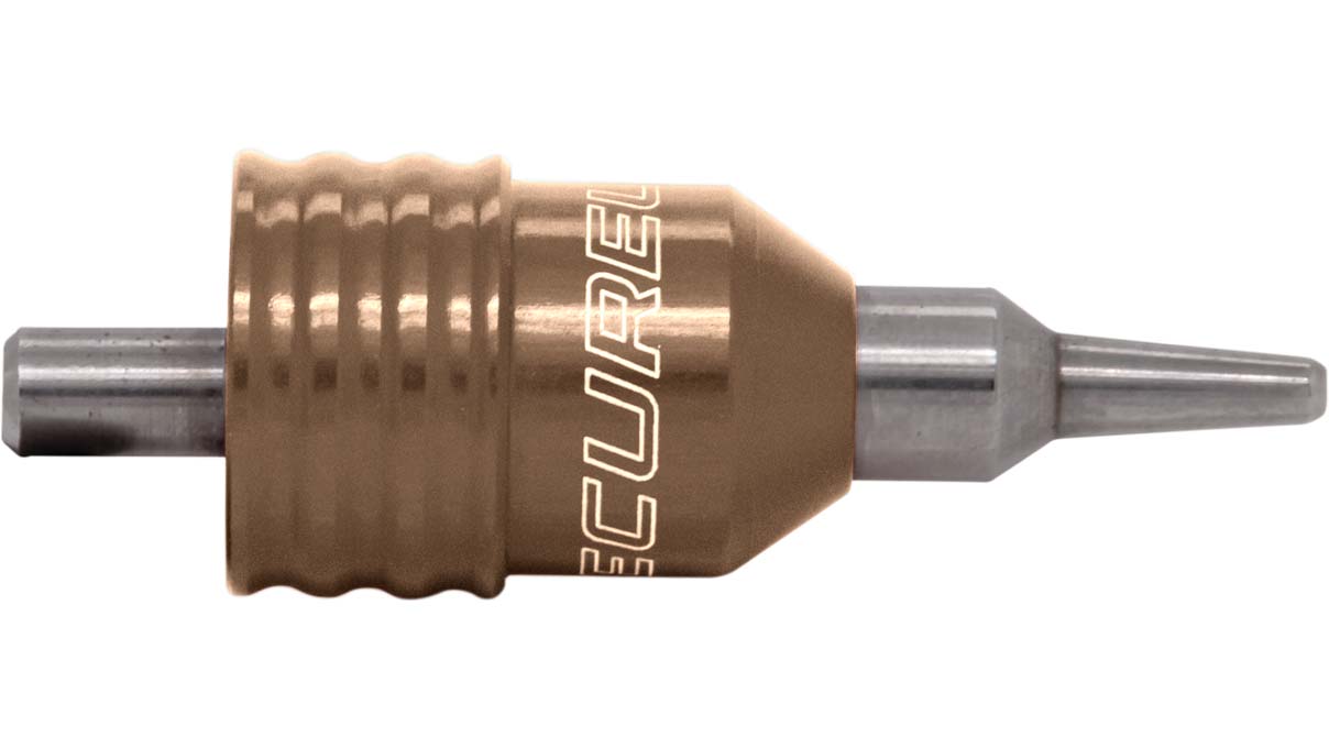 Lecureux tête de tournevis Clip-On, Ø 2,5 mm, brun, avec porte-mèche