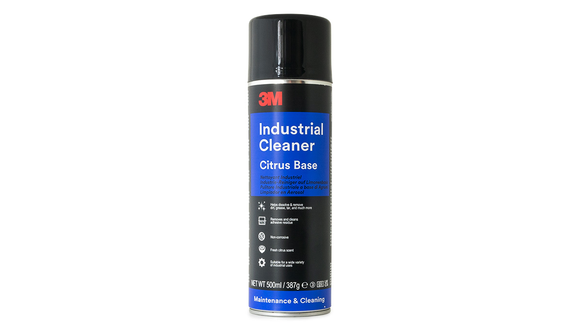 3M Industrial Cleaner, Nettoyant industriel à base de citron vert (huile d'agrumes), 500 ml