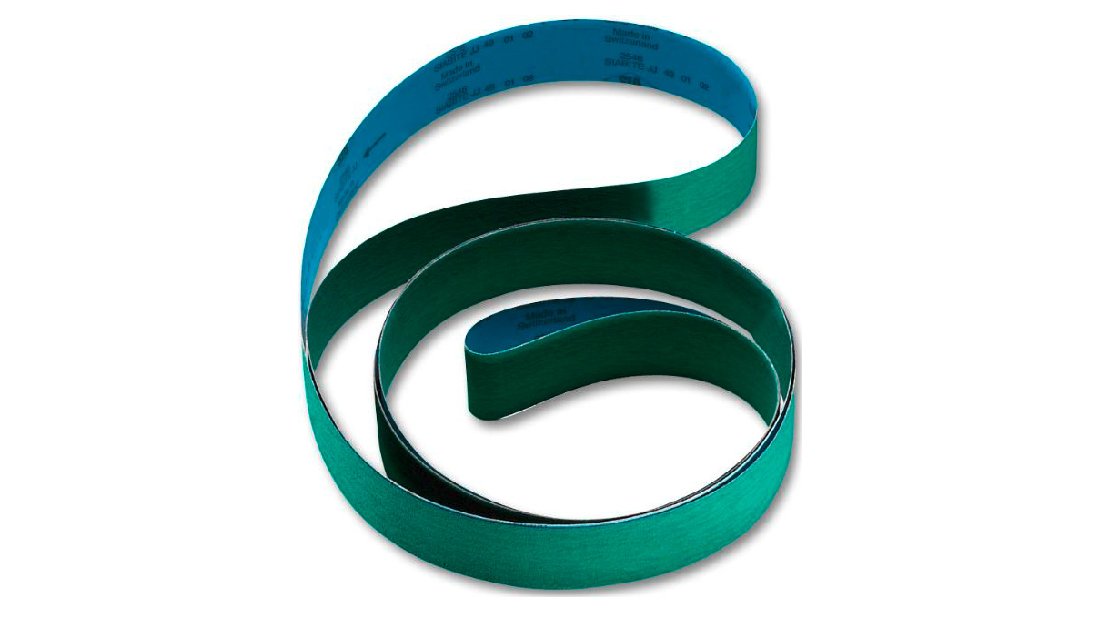 Siabite 2546 JJ Bande abrasive sans fin, Taille du grain 220, 10 x 1000 mm