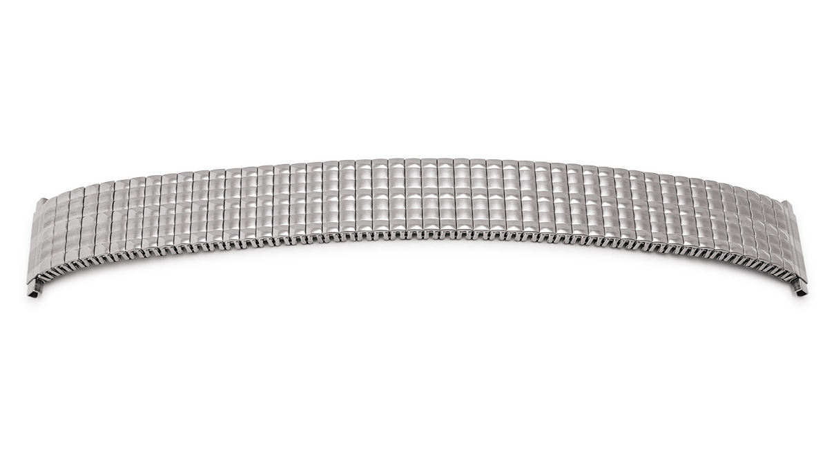 Bracelet de montre Flex, acier inoxydable, largeur 18 mm, cornes 18 - 20 mm, longueur 165 mm