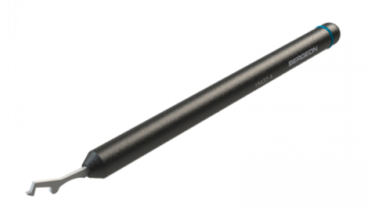 Bergeon 15432-A Levier pour ébat de coq, noir, 5 mm