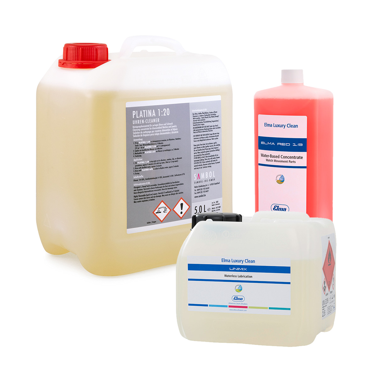 Solutions de nettoyage pour montres