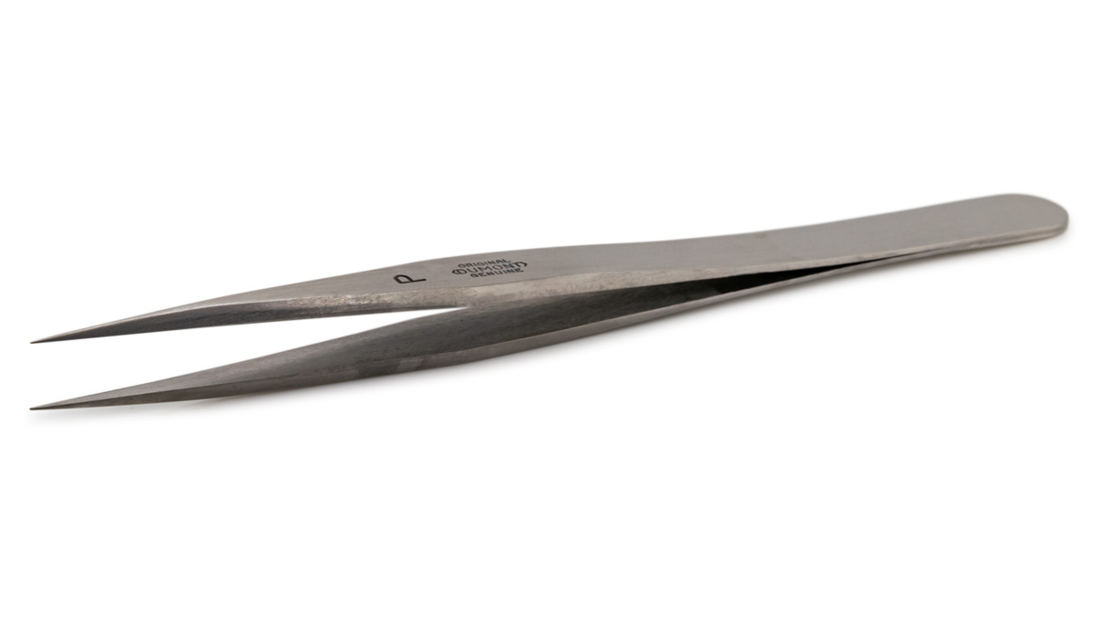 Dumont brucelles, Forme P, Inox 02, 120 mm