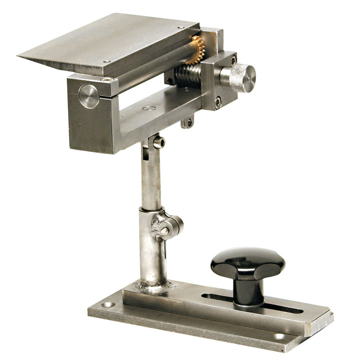 Plateau pour machine à lapider, longueur 150 mm, largeur 75 mm