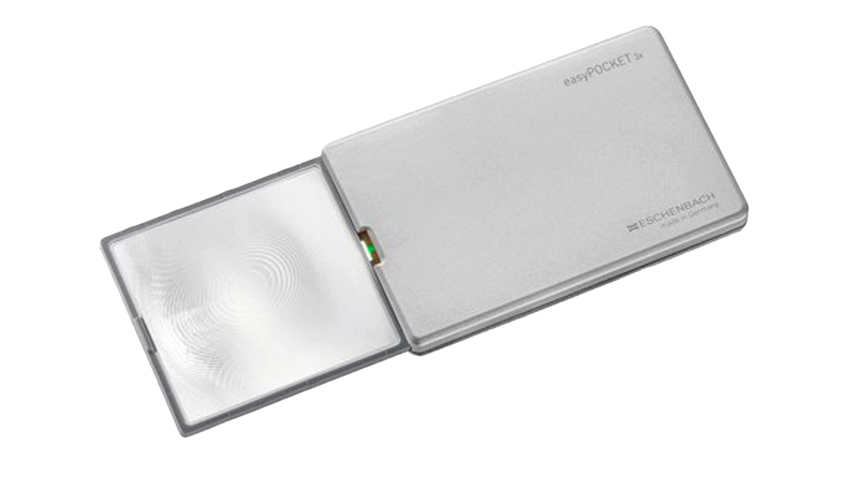 Eschenbach 152111 easyPocket, loupe éclairante de poche, grossissement 3x
