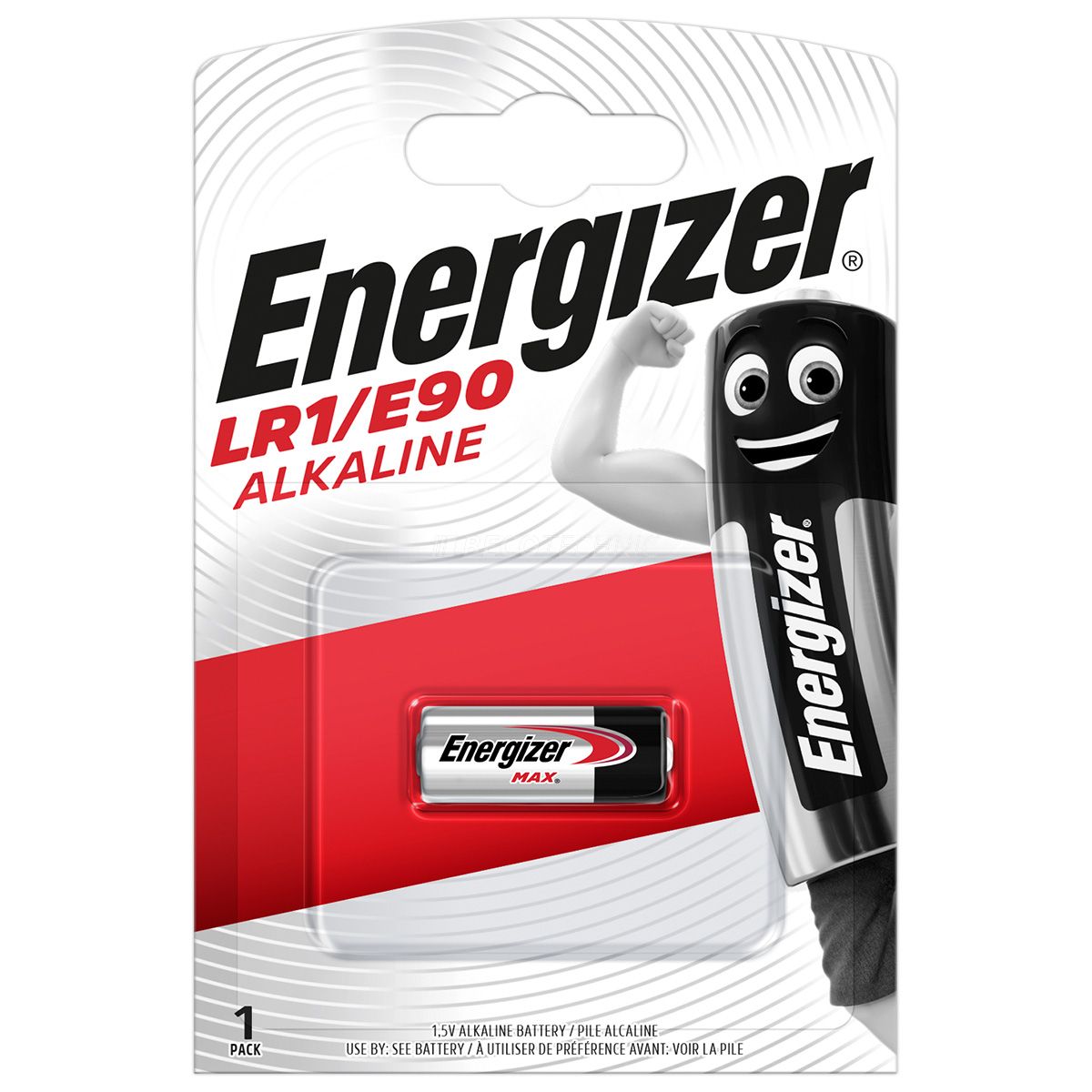 Energizer Lady 1,5 volt Alkaline dans un blister LR1/E90