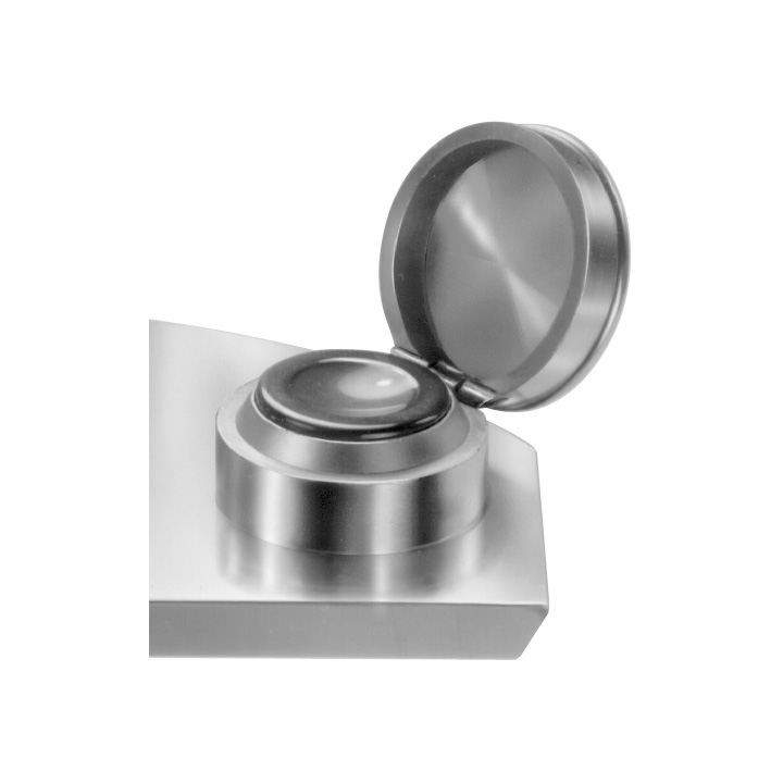 Bergeon 30180 Huilier en laiton poli, chromé, 4 godets avec agate