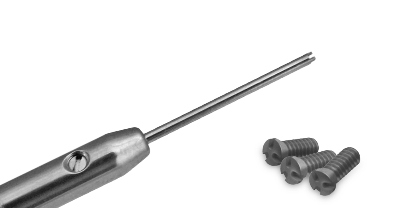 3-Zahn-Klinge für Schraubendreher für Sicherheitsschrauben, Ø 1,3 mm