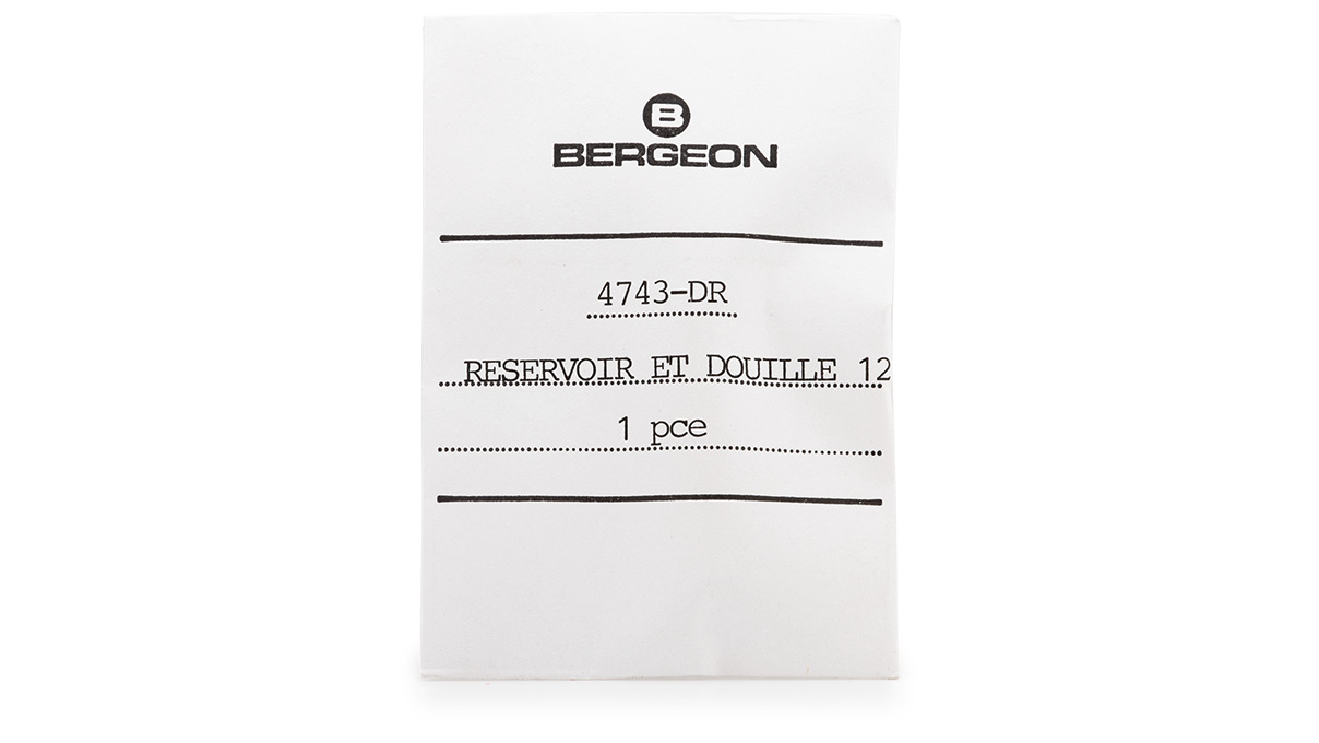 Bergeon 4743-DR douille en acier, pièce de rechange pour huileur Bergeon 4723