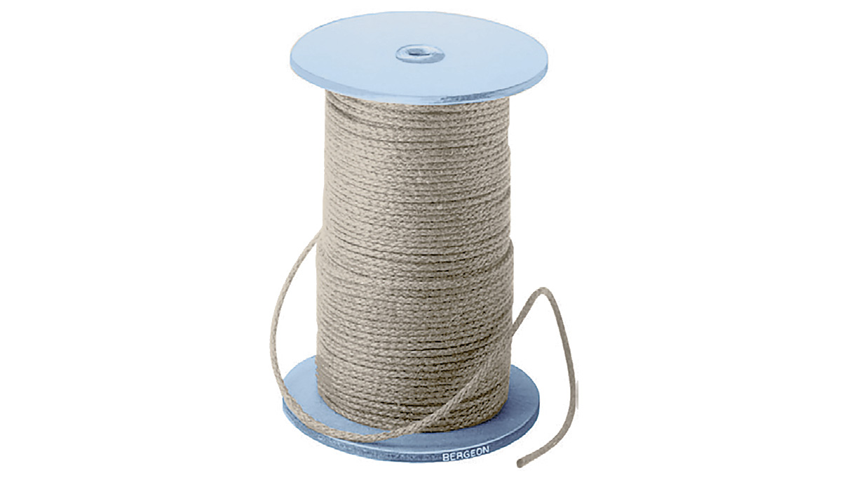 cordon de chanvre pour pendules, tressé, Ø 2 mm, marchandise au mètre