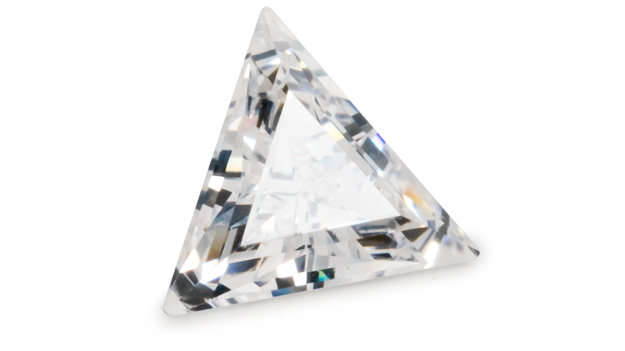 Zirconium, blanc, triangle 6 x 6 x 6 mm