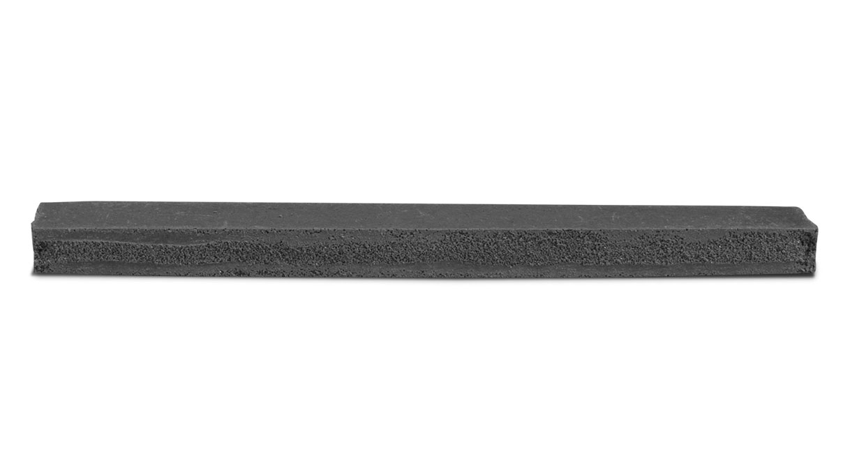 Cratex bâton de broyage, 25 x 9,5 x 150 mm, Taille du grain 240, Rectangulaire, Gris