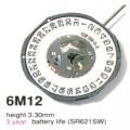 Mvt. Miyota 6M12 10 1/2''' DATE3 SC Quartz (364 | SR621SW)