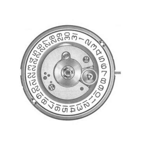 Mvt. ETA 255.511 H0 10 1/2''' DATE3 SC Quartz (373 | SR916SW)