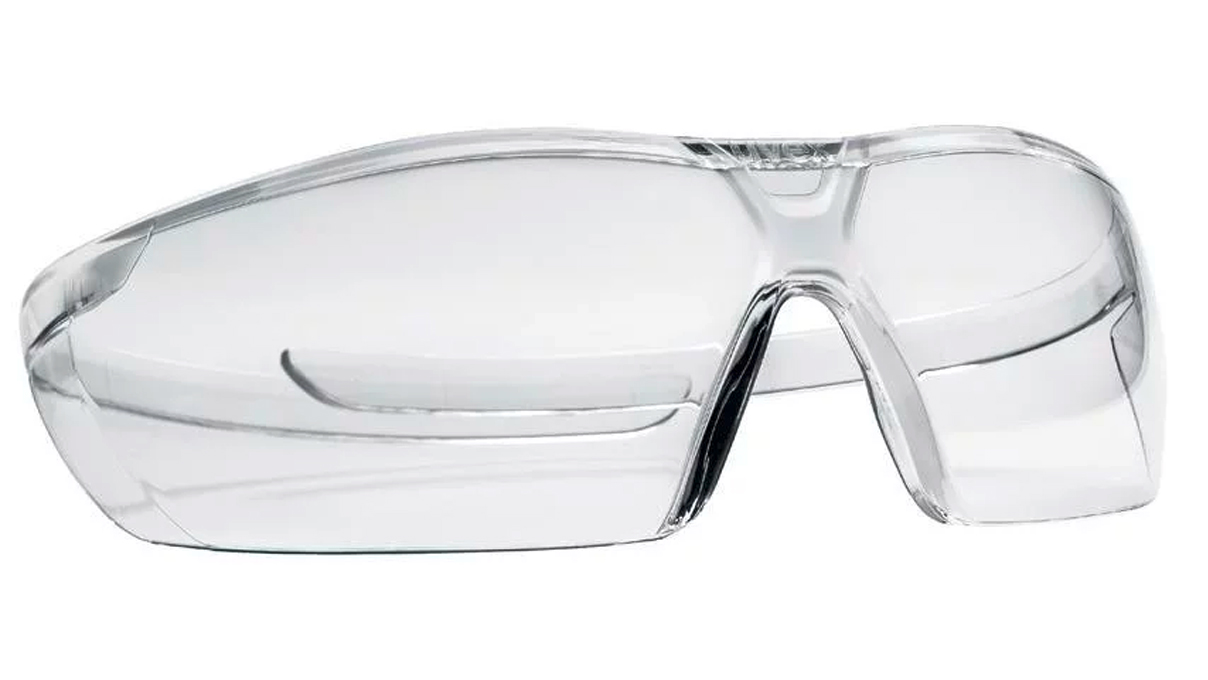 Lunettes de protection pure fit, verres incolores, non traités, branches flexibles