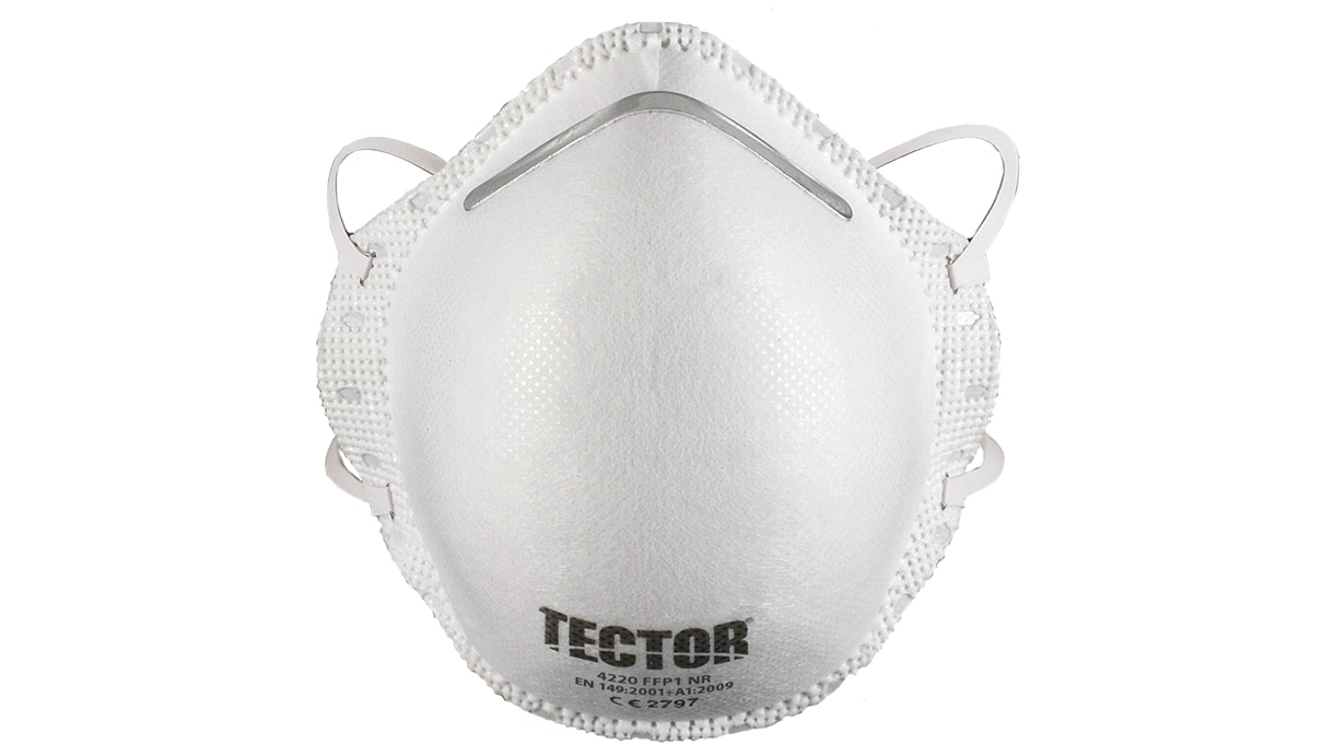 Masque respiratoire FFP1, sans soupape expiratoire, EN 149 2001