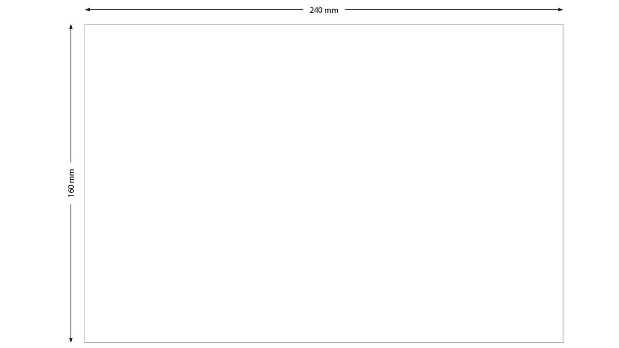 Bergeon 7808-G-S-01 sous-main, antidérapant, gris, 2 x 240 x 160 mm