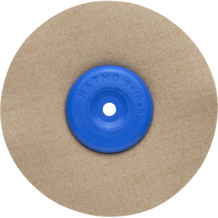 Hatho disque à polir Cosima, coton, beige, Ø 100 x 20 mm, siliconé