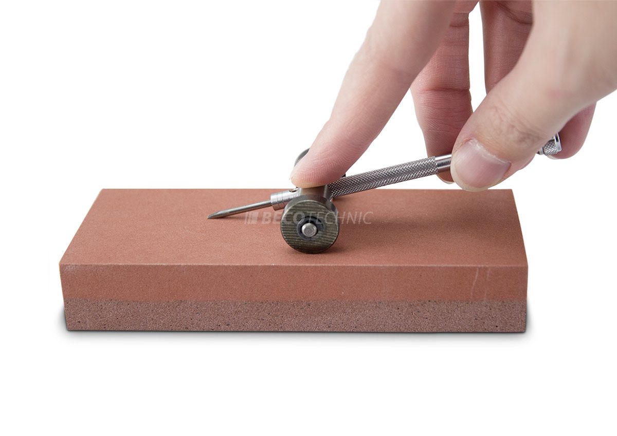 Schleifhalter für Schraubendreherklingen