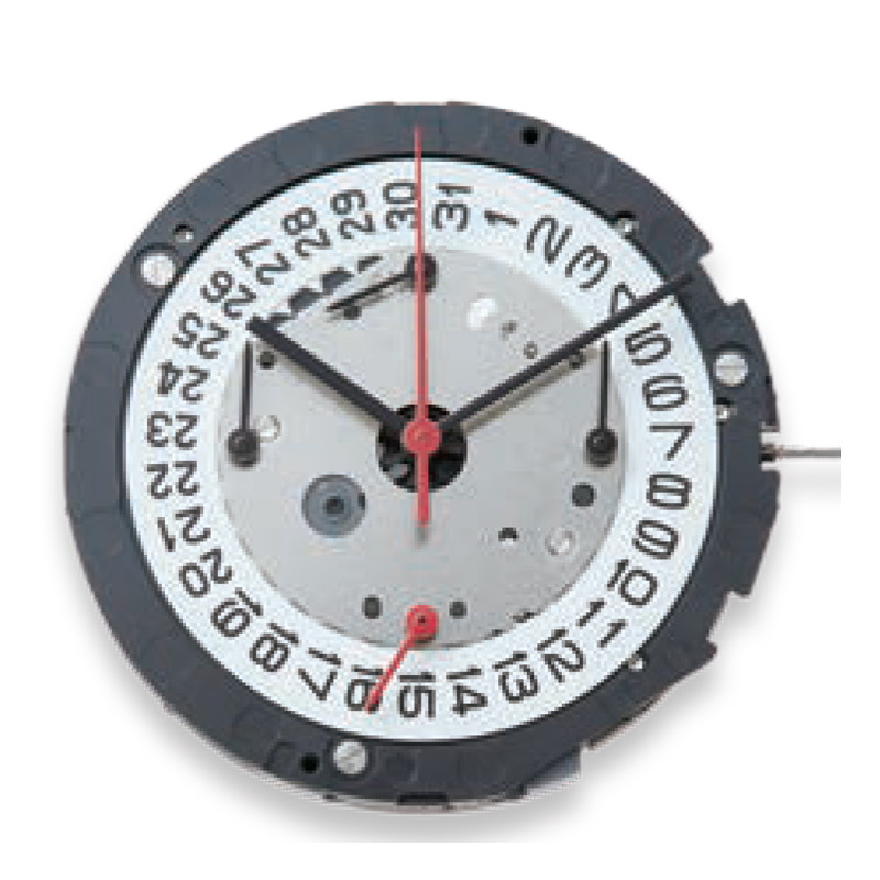 Mvt. Miyota 6SA2 High Hand 15''' DATE4.5 SC RETRO CHR 3EYES Quartz (395 | SR927SW)