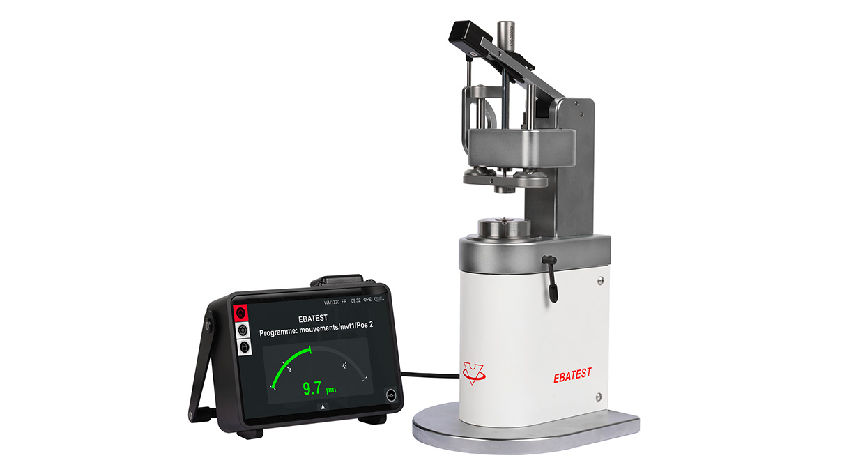 VOH Ebatest 4.0 Dispositif de mesure de l’ébat axial de rouage, sans porte-pièce et unité d’affichage