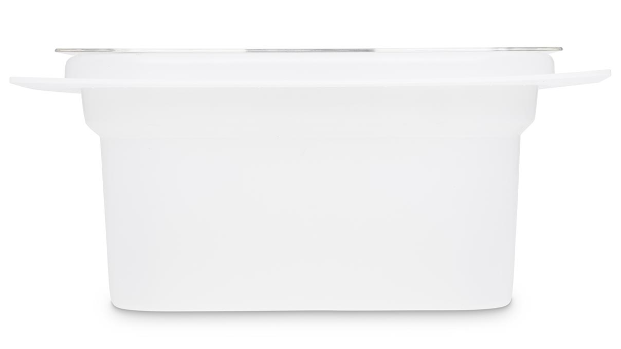 Cuve résistante aux acides avec couvercle, pour Elmasonic 100 und 120
