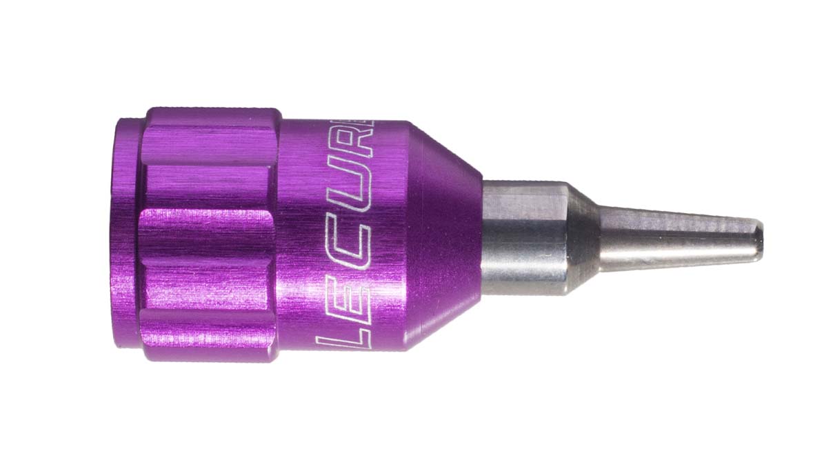 Lecureux tête de tournevis Screw-On, Ø 1,4 mm, violet