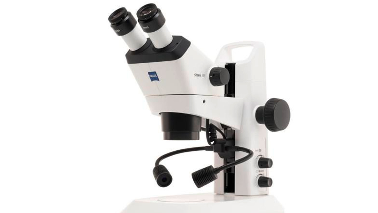 Lampe à double spot C LED, double spot en col de cygne, 2x 160 mm, pour trépieds C EDU & C MAT