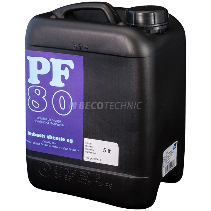 PF 80 Solution de nettoyage sans acide ni graisse pour dissoudre l'huile industrielle