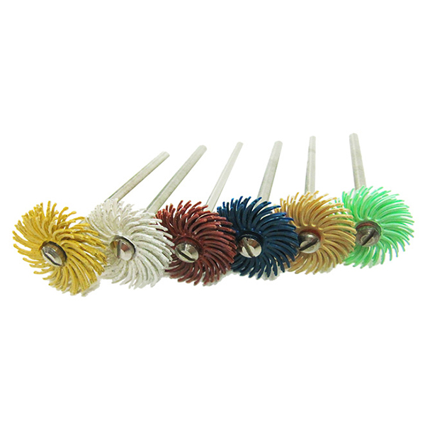 Kit Jooltool avec des brosses en soie 3M Jooltool, grain 80 - 400, 6 µm et 1 µm, Ø 20 mm, 6 pcs.