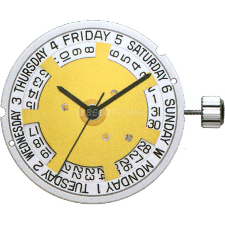 Mvt. ETA 2834-2   13''' SC DAY12 DATE MECH AUT